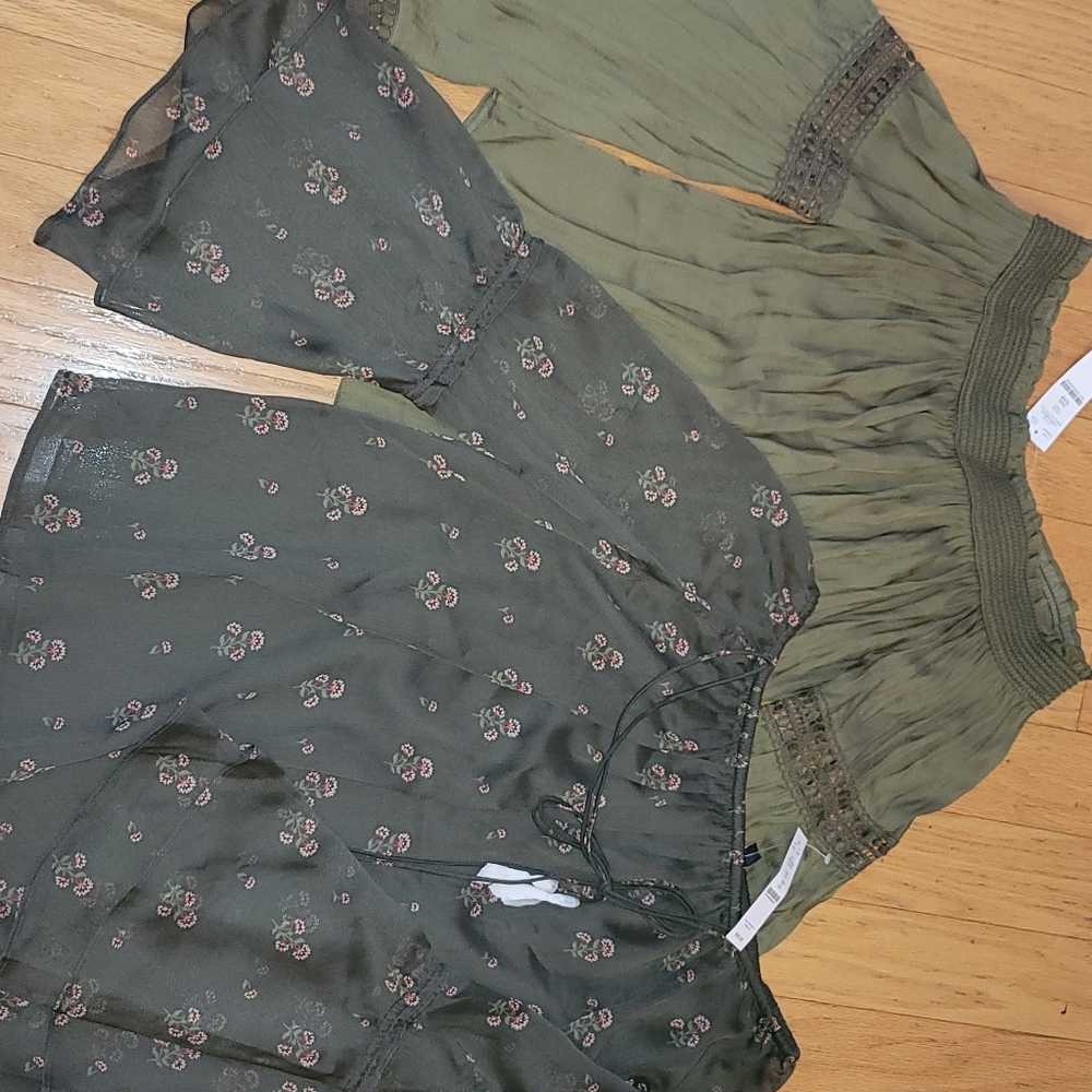 2 XS WHBM women's blouses